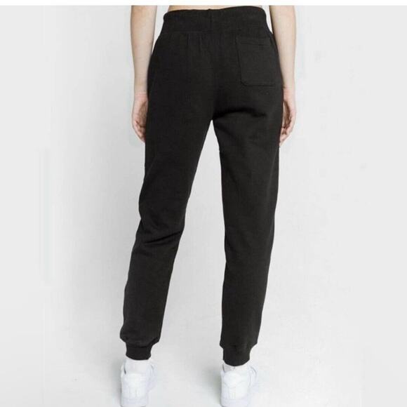 Champion Reverse Weave Black Big C Logo Joggers Large - Picture 3 of 11